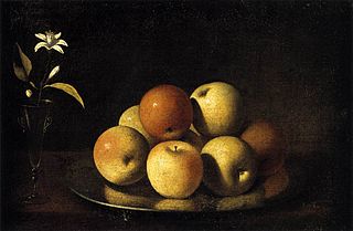 スルバラン「Still-Life with Plate of Apples and Orange Blossom 」